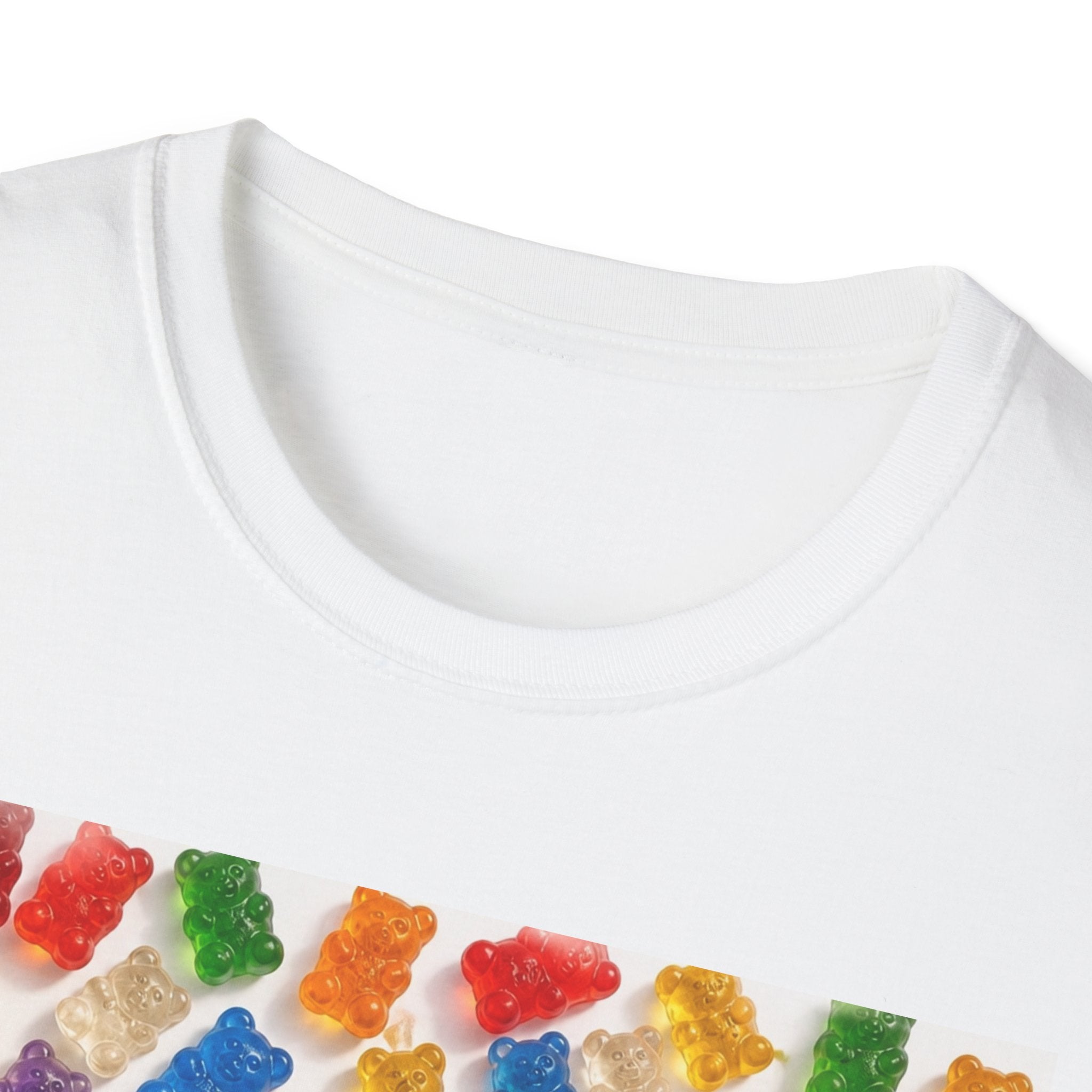 Superb Candy Mosaic T-Shirt — Colorful Retro Graphic Tee